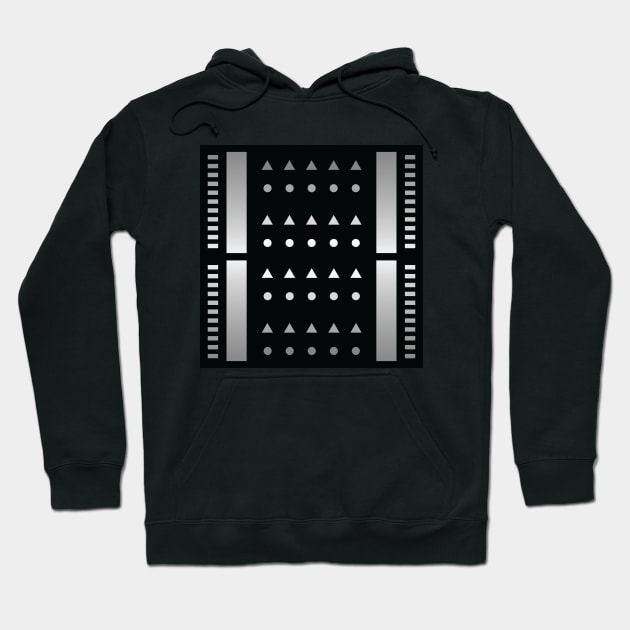 “Dimensional Information (3)” - V.1 Grey - (Geometric Art) (Dimensions) - Doc Labs Hoodie by Doc Labs